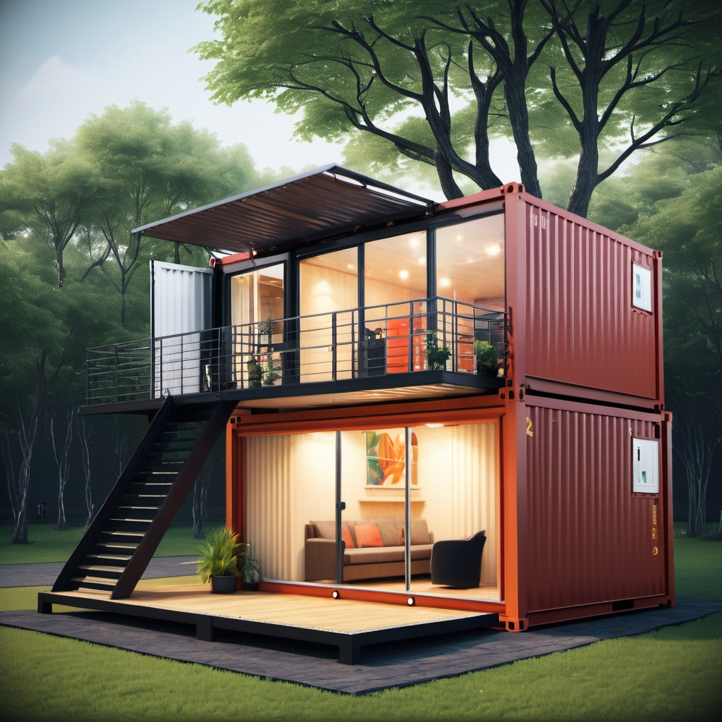 shipping containers used for homes