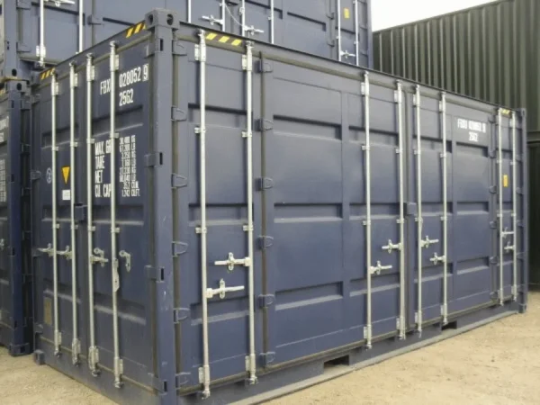 713-20ft-high-cube-doors-closed.jpg 20FT HI CUBE CONTAINER (9′ 6″ HIGH) SUITABLE FOR IBC STORAGE