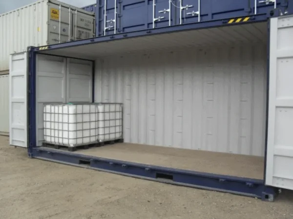 713-20ft-high-cube-doors-open-ibc-side.jpg 20FT HI CUBE CONTAINER (9′ 6″ HIGH) SUITABLE FOR IBC STORAGE