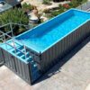 shipping container pool UK